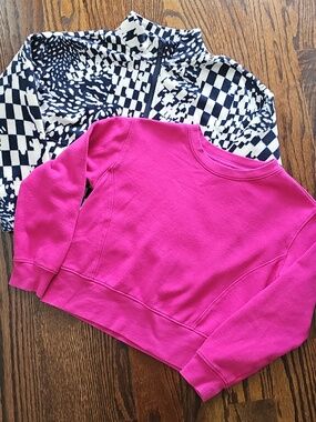 Athletic Works Lot Of 2 Sweatshirts/ Pullover (Medium 7-8)